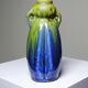 Petit vase grès émaillé ancien 1900-1910 attribué à Méténier émaux cristallins