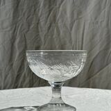 Set of 9 vintage ice cream cups with fruit patterns
