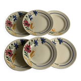 Sarreguemines dessert plates