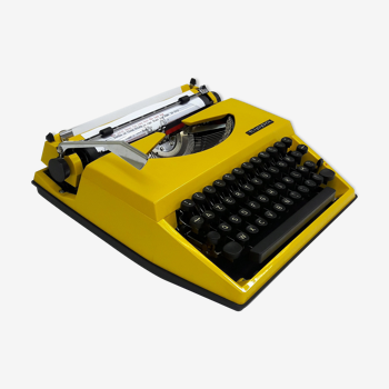 Typewriter adler tippa s yellow canary - works perfectly