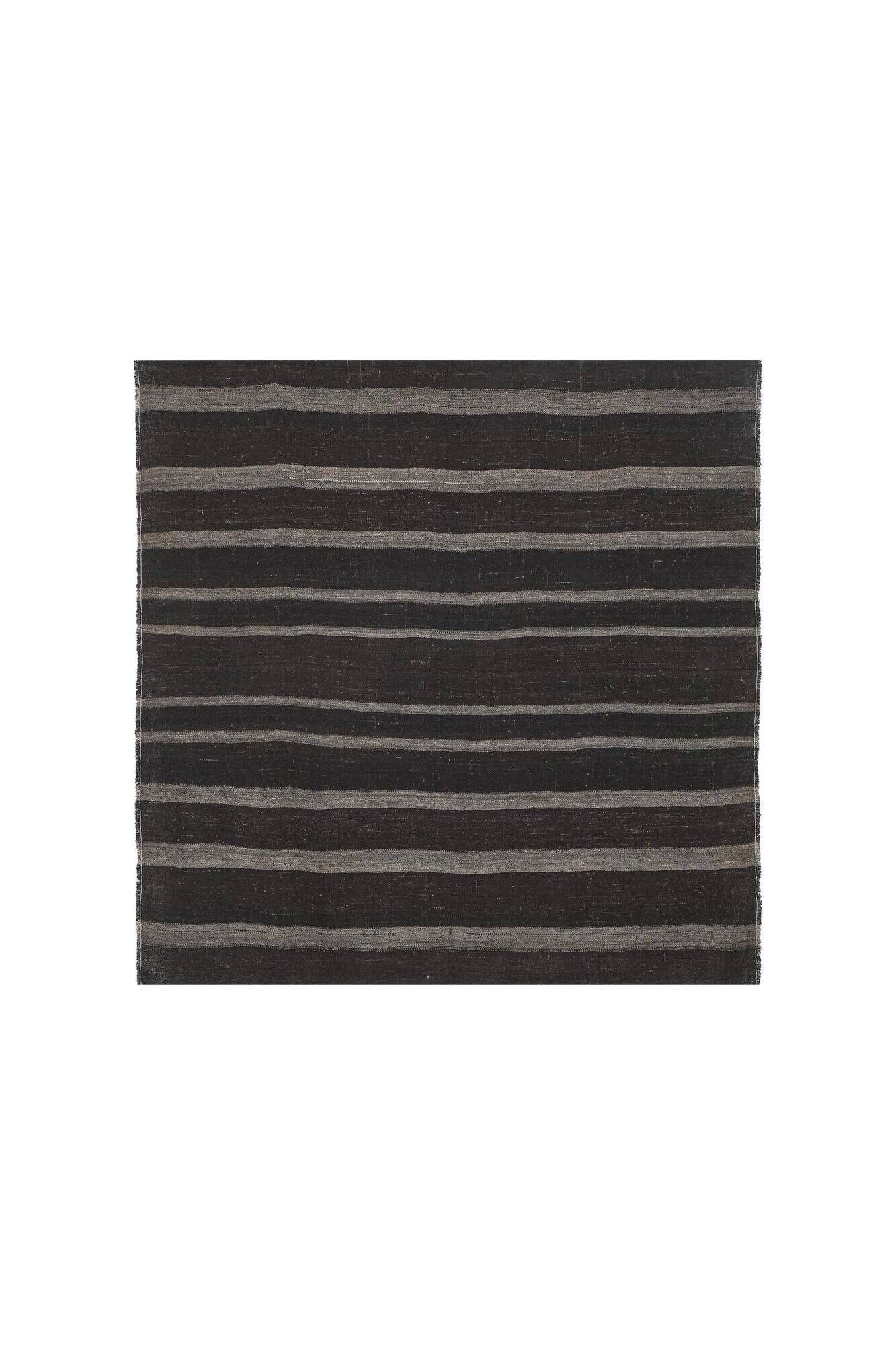 Vintage Turkish kilim handwoven 223x234 cm