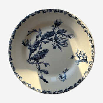 Plate - Opaque porcelain of Gien