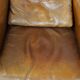 Vintage Art Deco Sheepskin High Back Armchair Set with Wood Finish