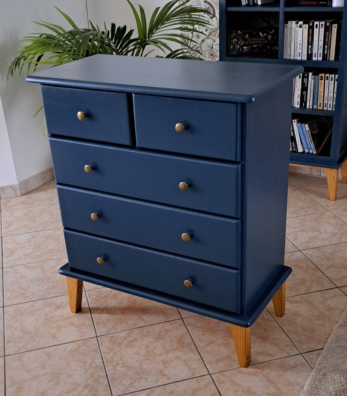 Commode blue ganne