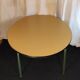 Yellow formica coffee table 1970