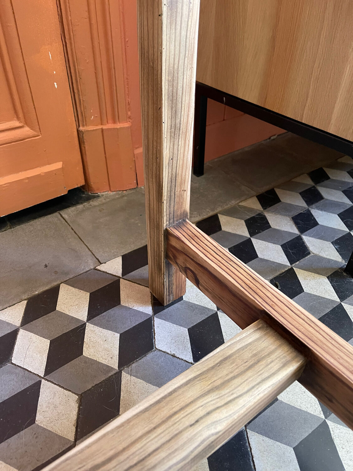 Renovated farmhouse table