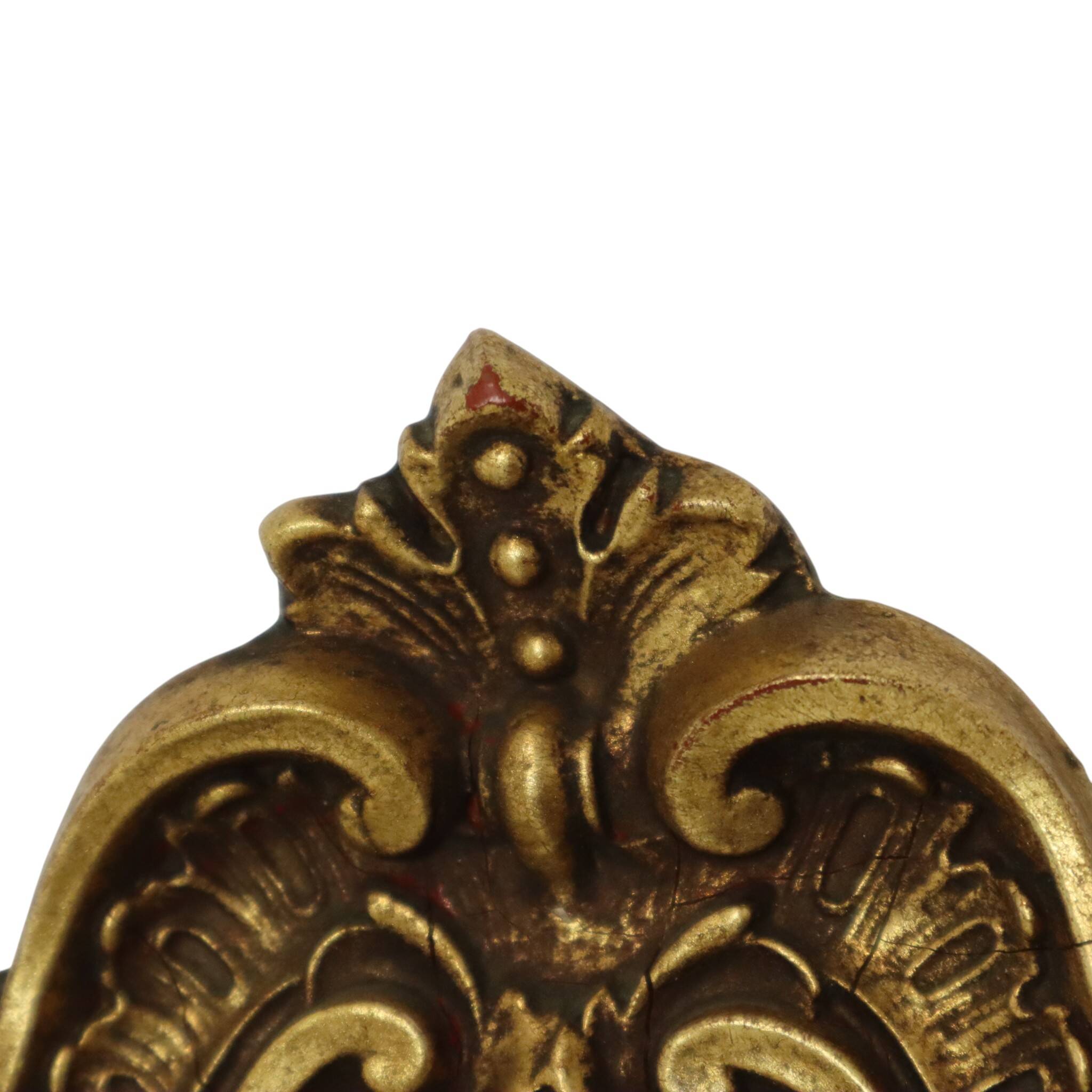 Narrow Classic Vintage Mirror, Baroque Style, Gold, 72cm