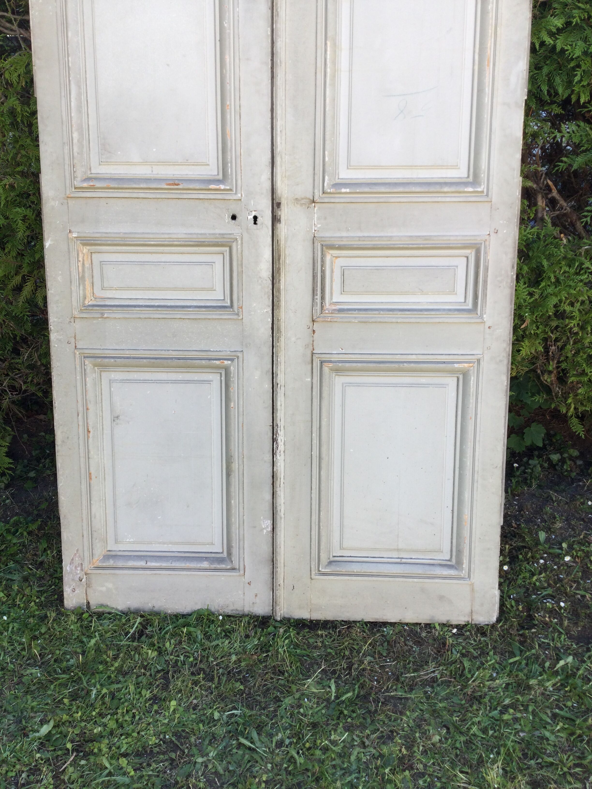 Paire de portes bois 270 cm