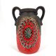 Vintage fat lava vase in ceramic by Dümler & Breiden, 1960s