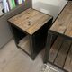 Michel Design Industrial Group, TV Unit & Side Table, Oak and Steel