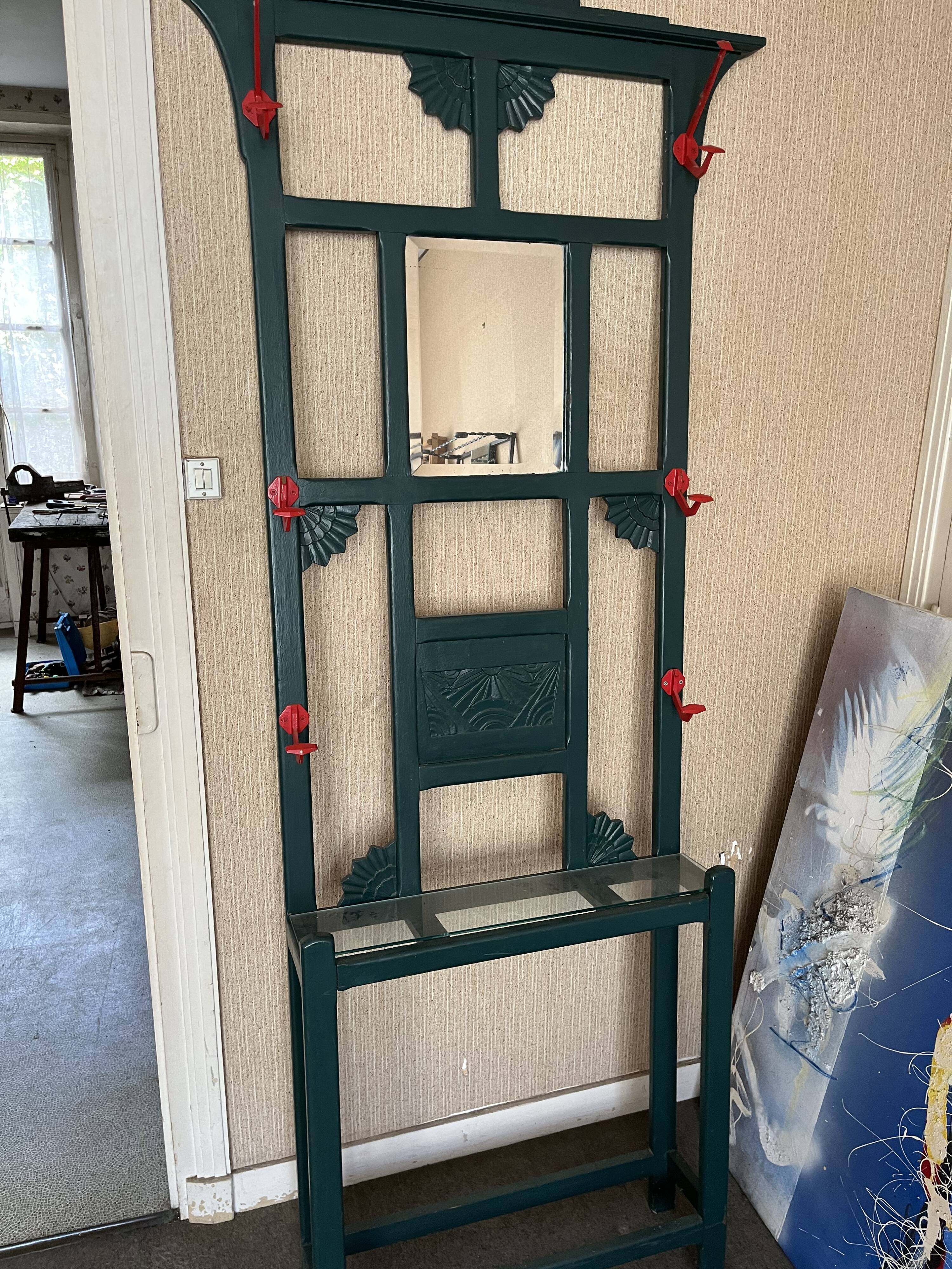 Art Deco entrance wardrobe from the 30s