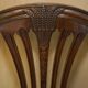 Chaise de capitaine antique George Hepplewhite 1880 cuir