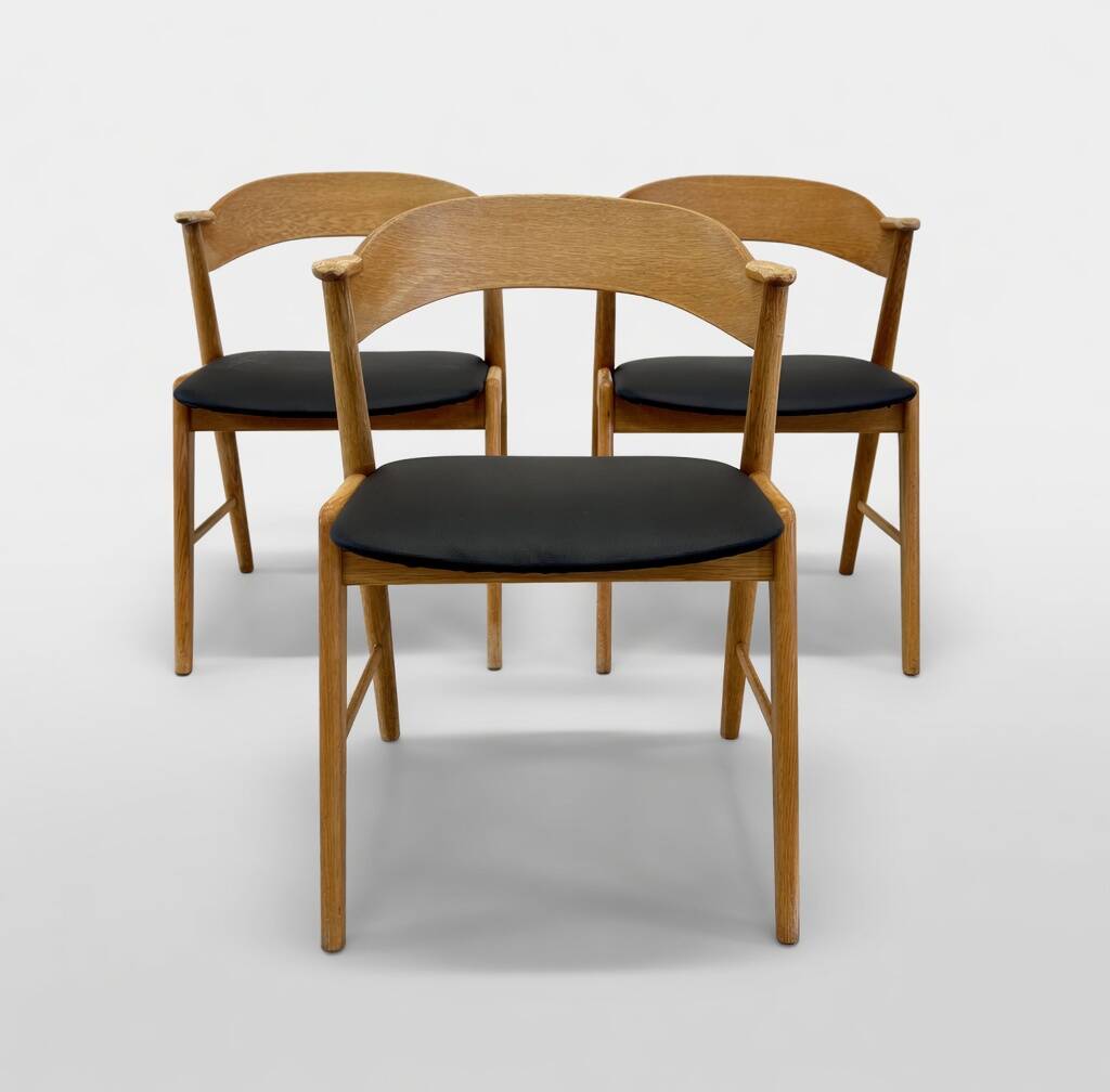 Kai Kristiansen Model 32 Dining Chairs, Korup Møbelfabrik.
