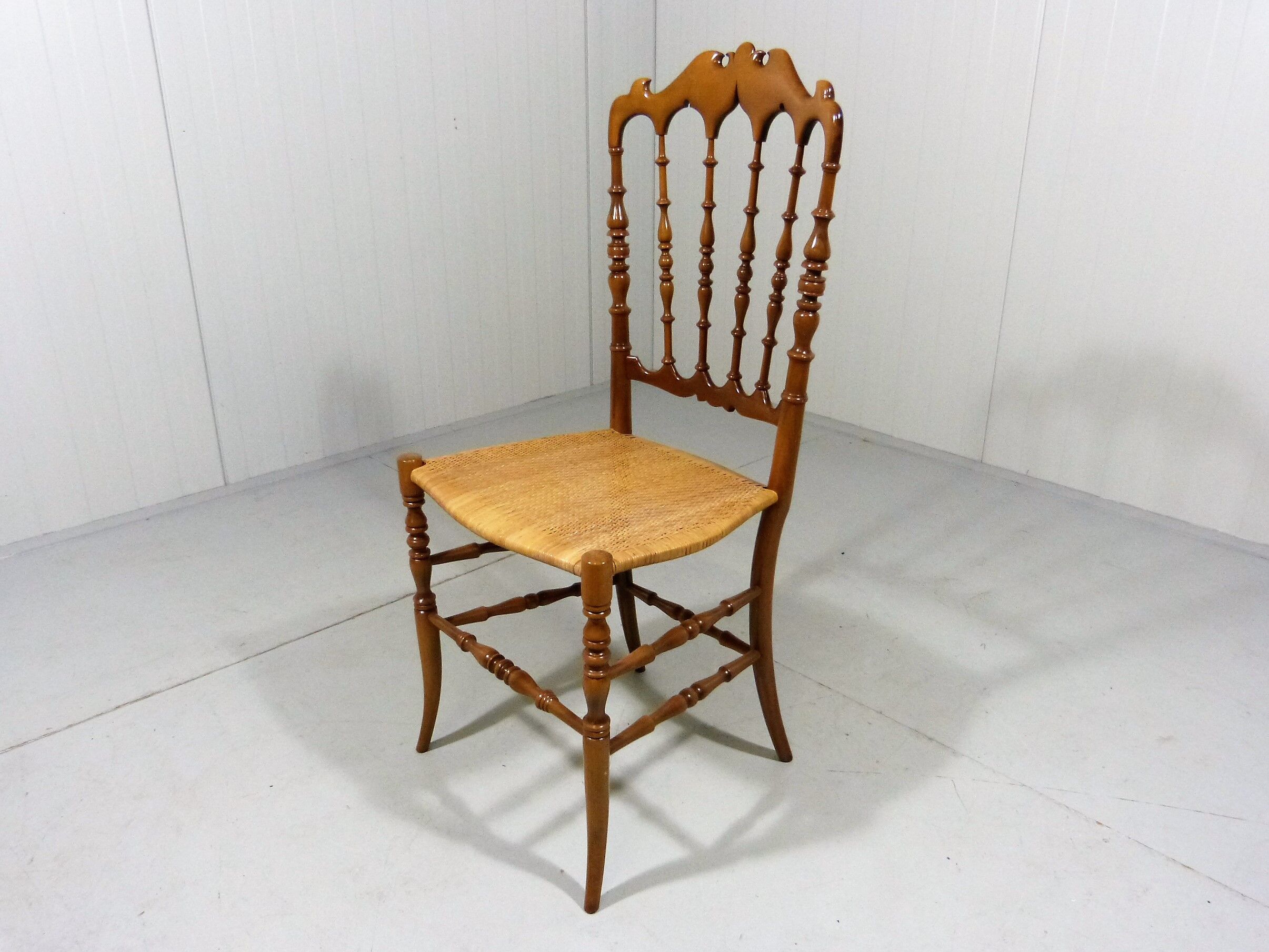 Chiavari wooden & caned chair 1960’s