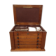 Ménagère Apollonox 186 pieces en métal argenté dans coffret bois