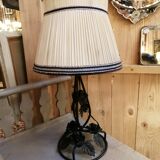 Table lamp in wrought iron