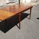 Scandinavian teak table expandable