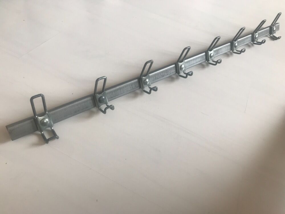 8 hook hooks industrial coat rack