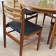 Vintage round teak dining table 4 feet diameter 110 cm Denmark