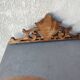 old wooden pediment
