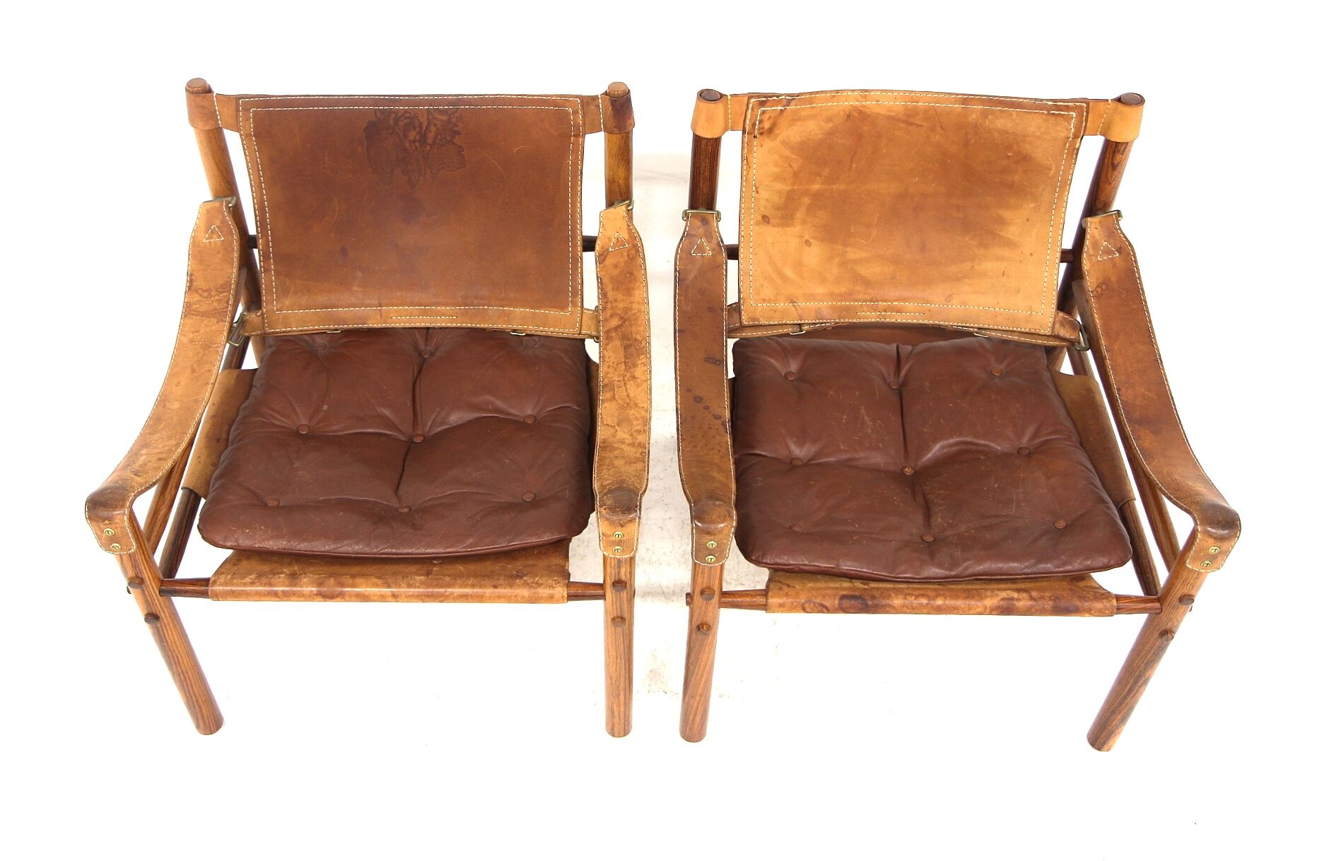 Set of 2 armchairs "Sirocco" Arne Norell, Sweden, 1960