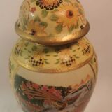Ensemble de 3 vases japonais anciens Satsuma