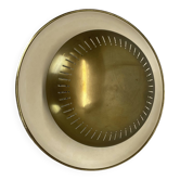Large 30cm Brass Italian Stilnovo Style Theatre Wall Ceiling Light, Italy 1950s