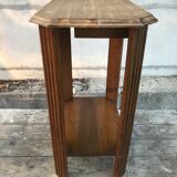 Ancienne table d’appointart deco bois vintage