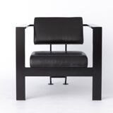 Karl Friedrich Förster Leather Armchair – German Bauhaus Design, 1970s - 2x