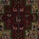 Vintage Turkish hallway rug 104x285 cm