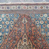 Tapis d'orient persan ancien fait main mazlahan 1,9 x 1,3 m