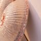 Set of 2 Large Size iItalian Pink and Murano Glass Ceiling Flower