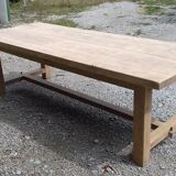 Farm table solid oak raw wood
