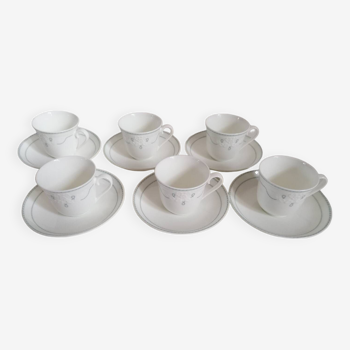 6 tasses à café Villeroy et boch amado