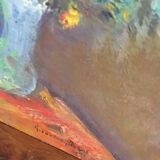 Nature table dead flowers.