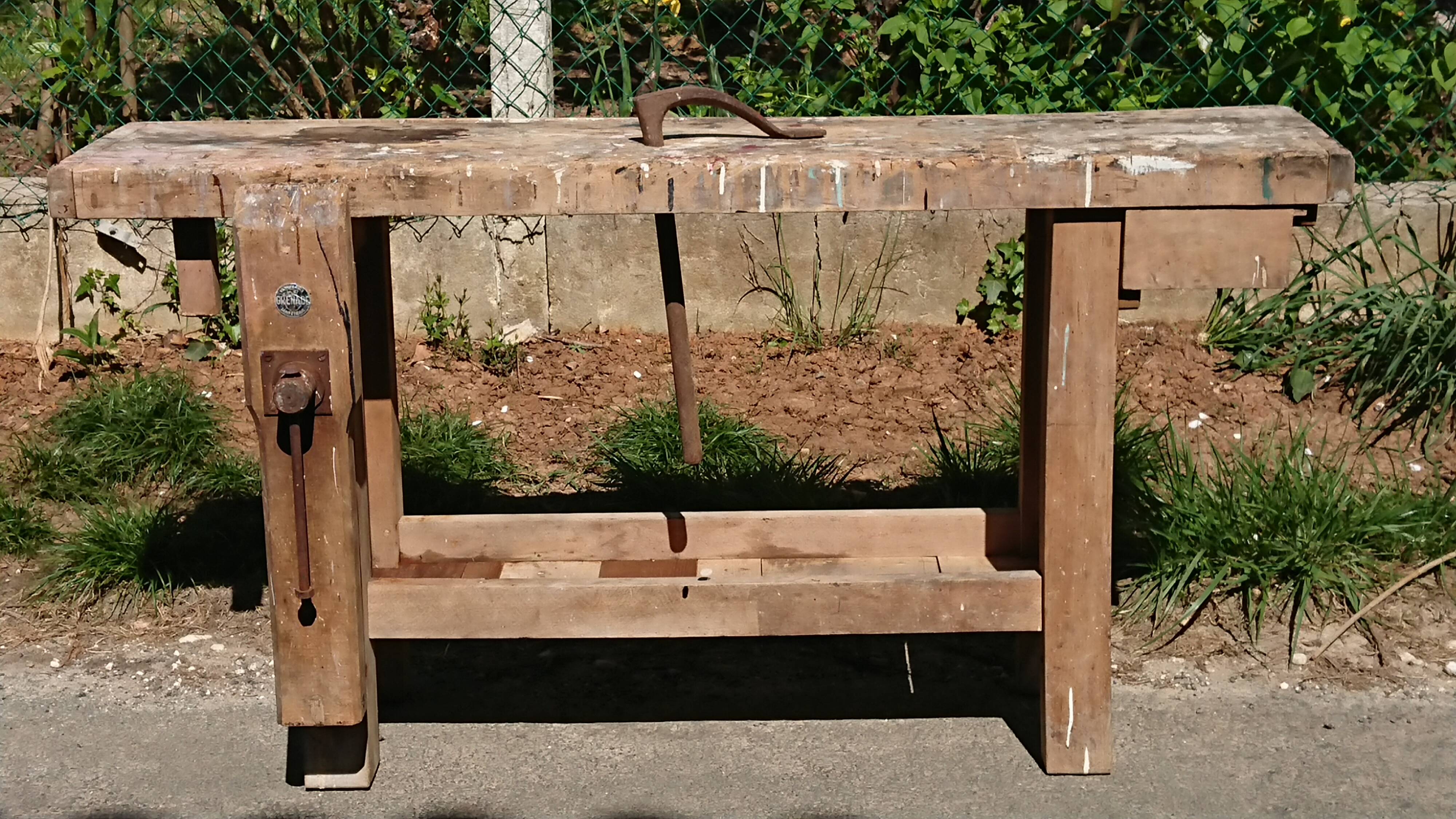 Built in raw wood with its press and valet - GRENAD