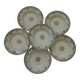 Set of 6 deep earthenware plates from CHOISY LE ROI Boulenger. IENA model.