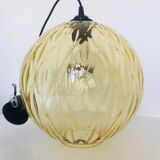 Chiseled glass hanging lamp