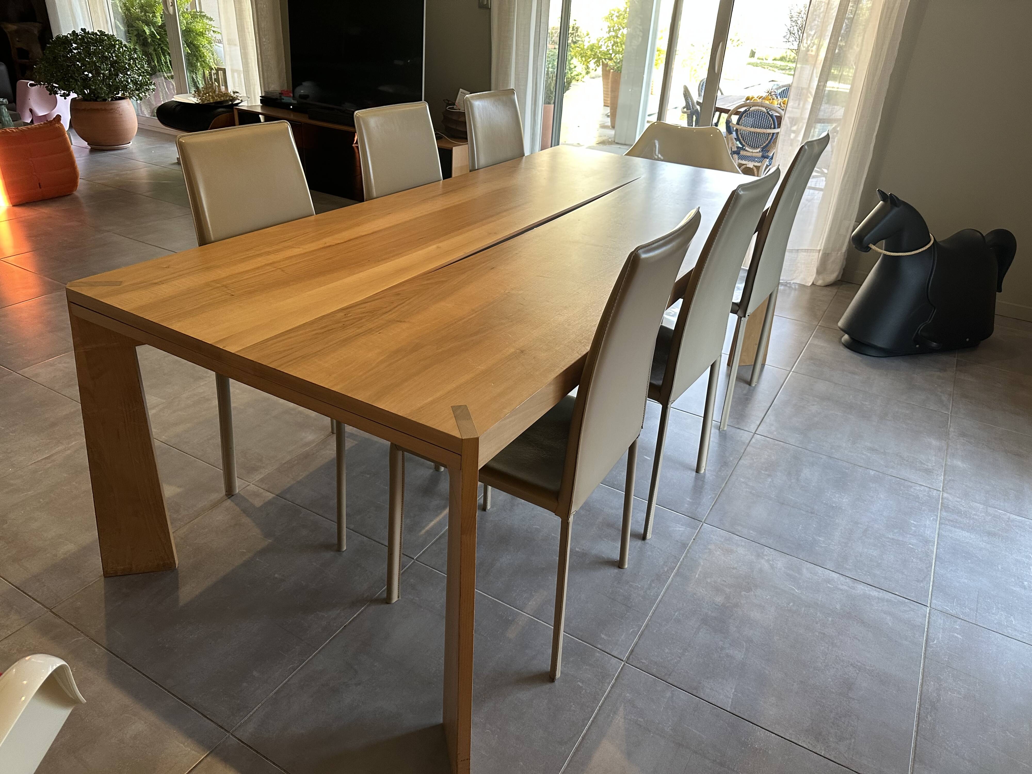 Dining table and chairs Roche Bobois