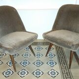 Pair of armchair Chair restored 50-60 years