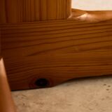 Pine dining set by Rainer Daumiller, Set of 7