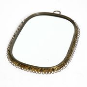Mid century brass wall mirror by Josef Frank for Svenskt Tenn Sweden