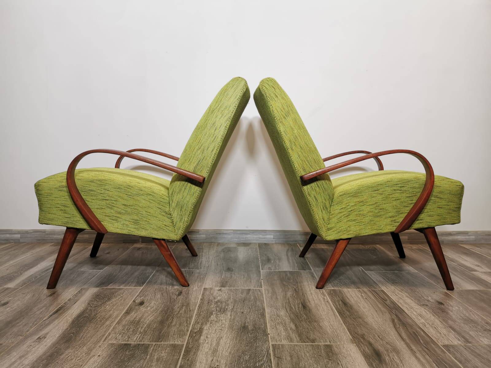 Vintage Armchairs by Jaroslav Smidek, 1960s, Set of 2