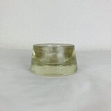 Vide poche glaçon verre massif vintage, cendrier