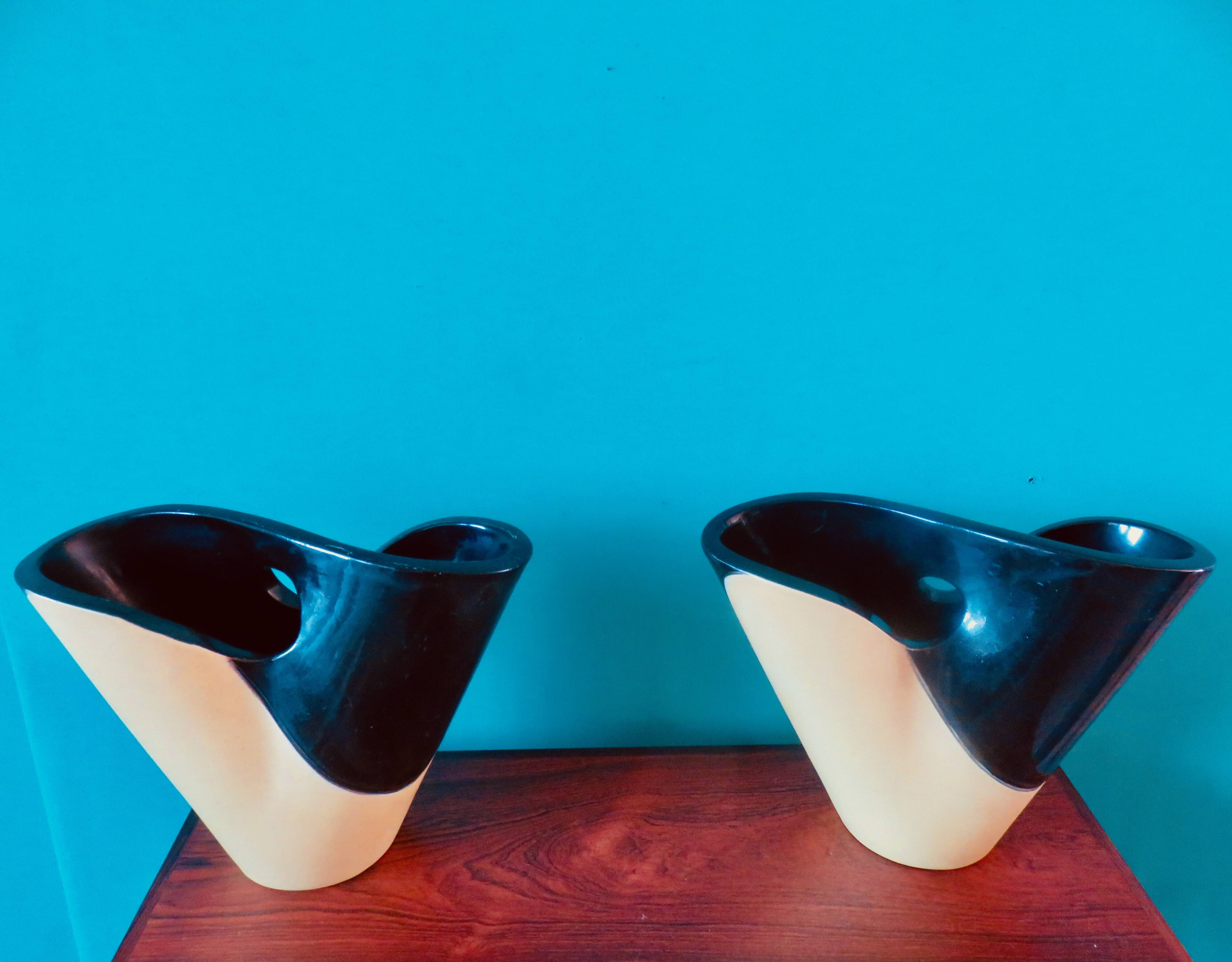 Pair of vases by Fernand Elchinger. France 1955