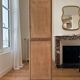 Glass cabinet in raw oak (renovated)