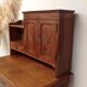 Secretary carved wood