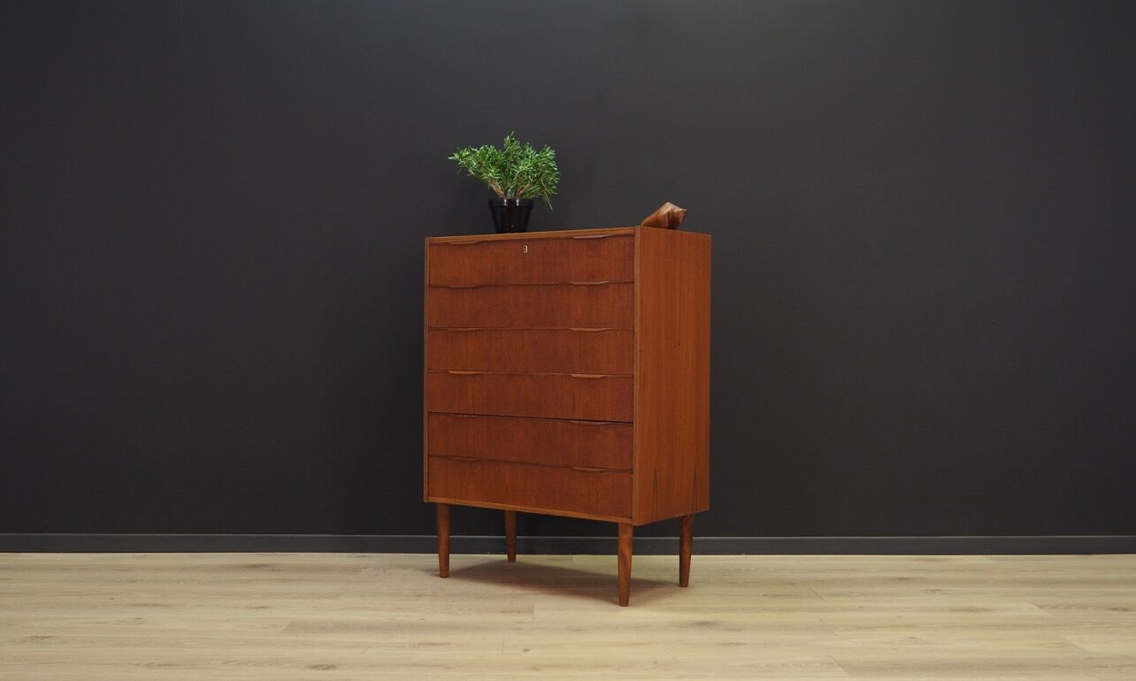 Danish design chest of drawers retro teak vintage