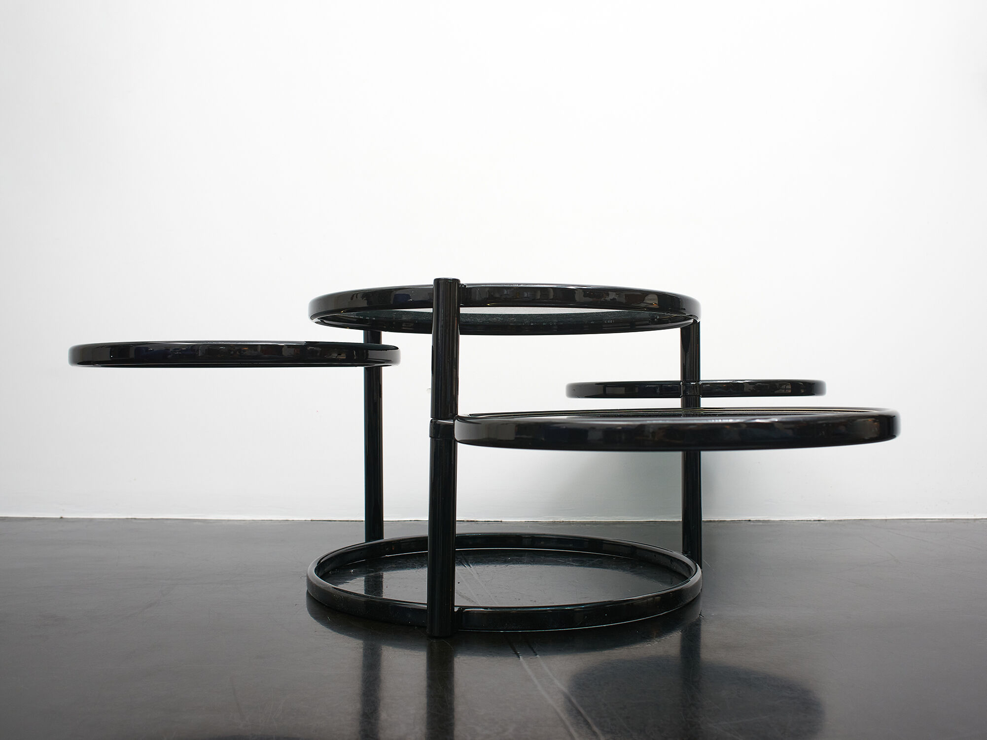 Vintage swivel coffee table