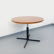 Grande table basse ronde style scandinave vintage modulable en table